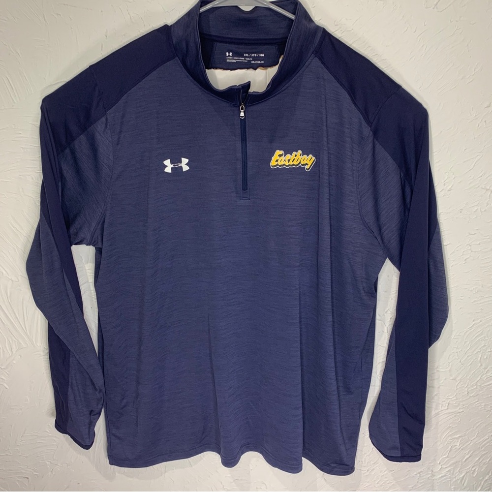 Under Armor Men’s Long Sleeve Blue 3XL Eastbay Heatgear 1/4 Zip Pullover